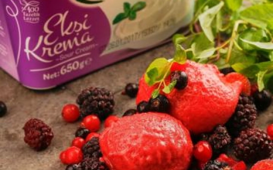 Yabani Kırmızı Meyveli Dondurma