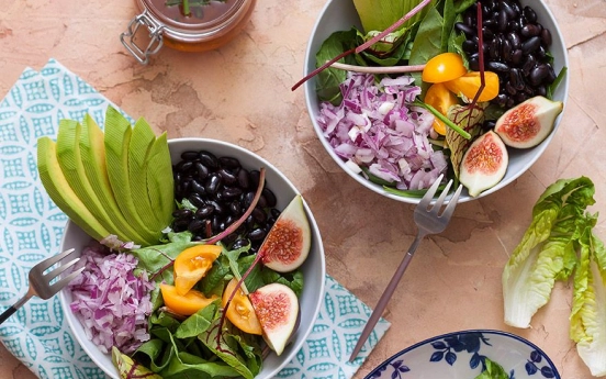 Siyah Fasulyeli Fit Salata