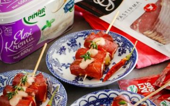 Pastırmalı Patates Şiş