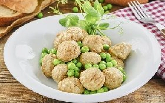 Fesleğenli Bezelyeli Misket Köfte