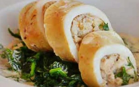 Pınar Kremalı Kalamar Dolma