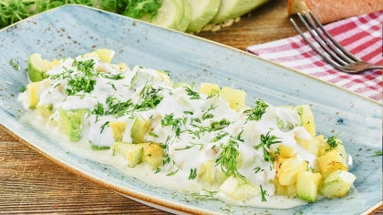 Buğdaylı Yoğurtlu Kabak