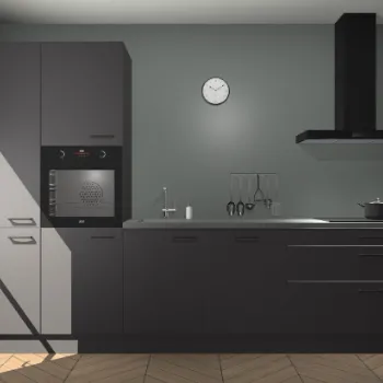 Onyxgrijze keuken Brussel 26342