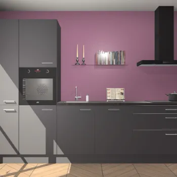 Onyxgrijze keuken Brussel 26345