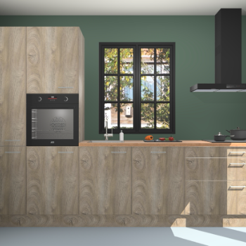 Cantaro eiken keuken Brussel 26461