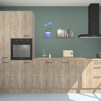 Cantaro eiken keuken Brussel 26464