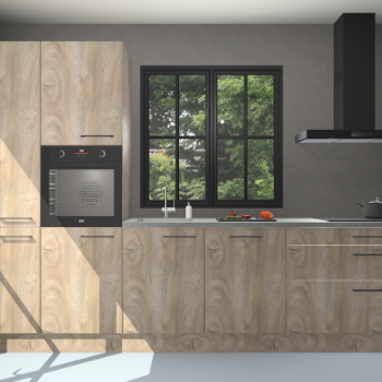 Cantaro eiken keuken Brussel 26537