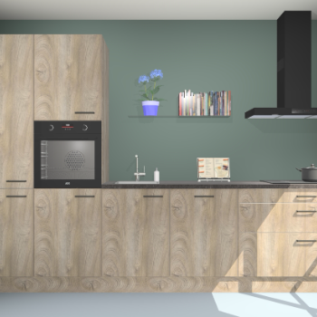 Cantaro eiken keuken Brussel 26544