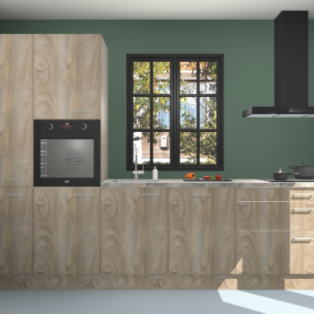 Cantaro eiken keuken Brussel 26548