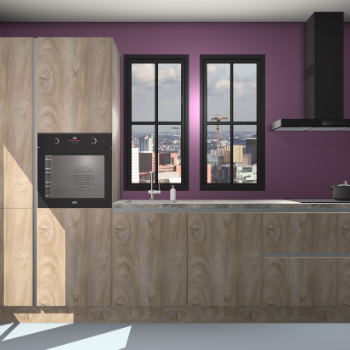 Cantaro eiken greeploze keuken Brussel 26549