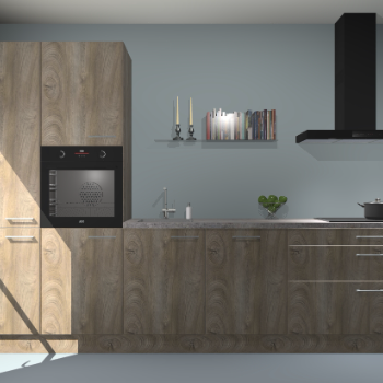 Cantaro eiken keuken Brussel 26553