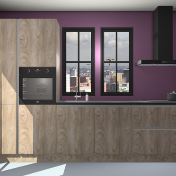 Cantaro eiken greeploze keuken Brussel 26562