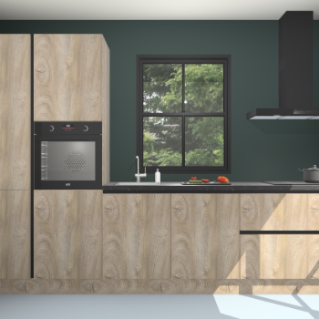 Cantaro eiken greeploze keuken Brussel 26565