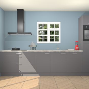 Onyxgrijze keuken Sofia 26401