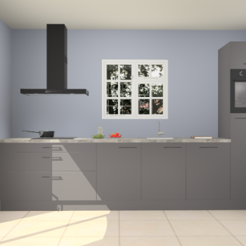 Onyxgrijze keuken Sofia 26403