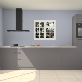 Onyxgrijze keuken Sofia 26409