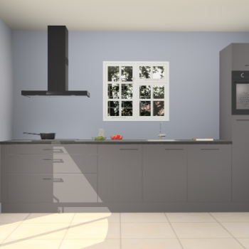 Onyxgrijze keuken Sofia 26415