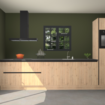 Madera natuur greeploze keuken Sofia 26843