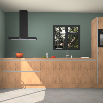 Astoria eiken greeploze keuken Sofia 26852