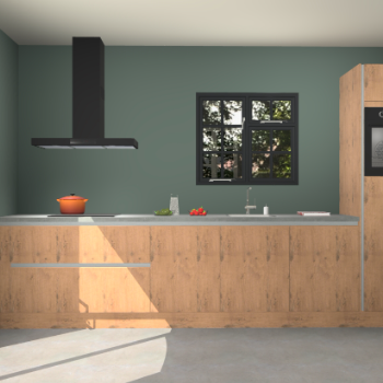 Astoria eiken greeploze keuken Sofia 26880