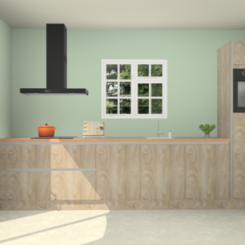 Cantaro eiken greeploze keuken Sofia 26922