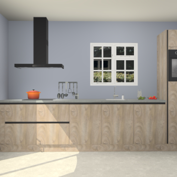 Cantaro eiken greeploze keuken Sofia 26961