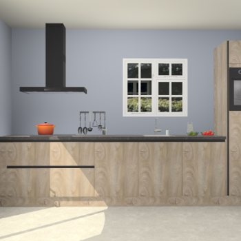 Cantaro eiken greeploze keuken Sofia 26967