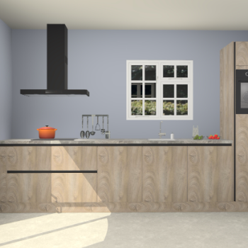 Cantaro eiken greeploze keuken Sofia 26973