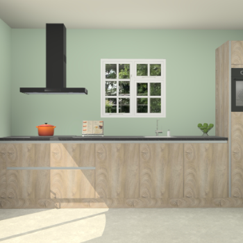 Cantaro eiken greeploze keuken Sofia 26982