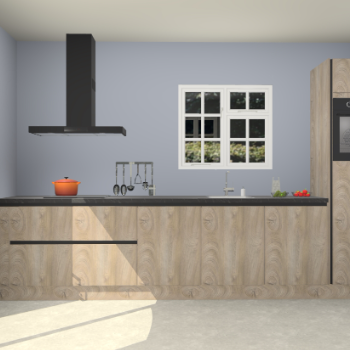 Cantaro eiken greeploze keuken Sofia 26985
