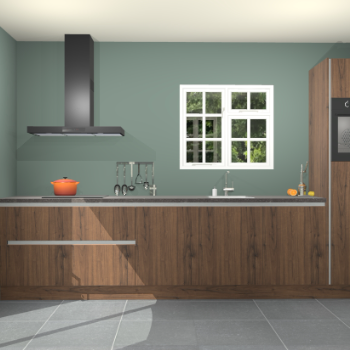 Noten greeploze keuken Sofia 27020