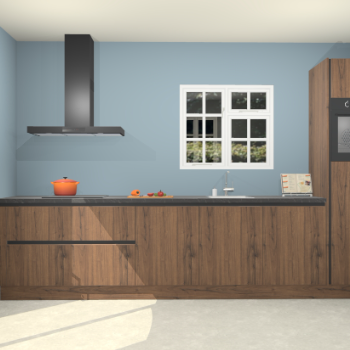 Noten greeploze keuken Sofia 27041