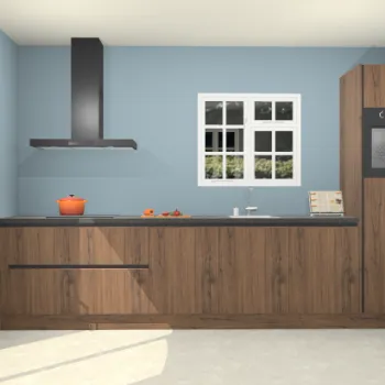 Noten greeploze keuken Sofia 27041