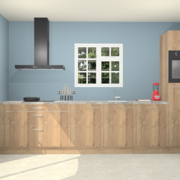 Chocolade eiken keuken Sofia 27233