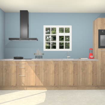 Chocolade eiken keuken Sofia 27239