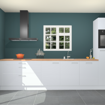 Sneeuwwitte hoogglans keuken Sofia 27256