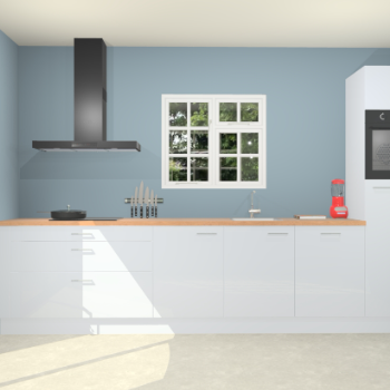 Sneeuwwitte hoogglans keuken Sofia 27257