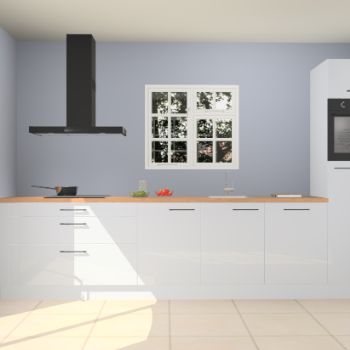 Sneeuwwitte hoogglans keuken Sofia 27259