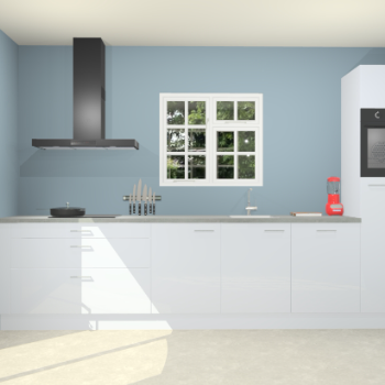 Sneeuwwitte hoogglans keuken Sofia 27263