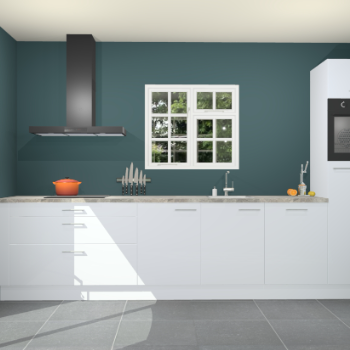 Sneeuwwitte hoogglans keuken Sofia 27274