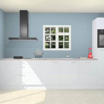 Sneeuwwitte hoogglans keuken Sofia 27281