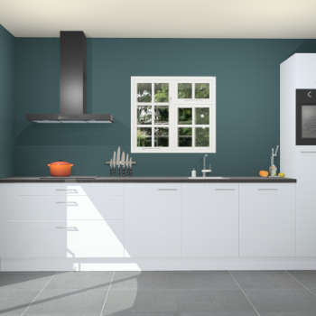 Sneeuwwitte hoogglans keuken Sofia 27286