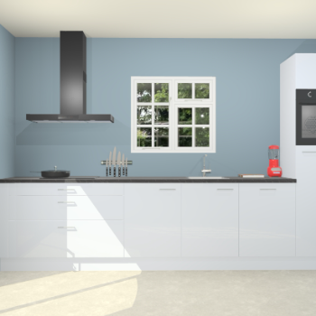 Sneeuwwitte hoogglans keuken Sofia 27287
