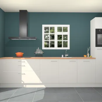 Zijdegrijze hoogglans keuken Sofia 27300