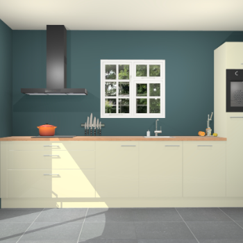 Magnolia hoogglans keuken Sofia 27337