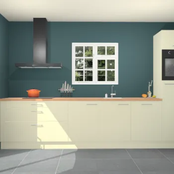 Magnolia hoogglans keuken Sofia 27337