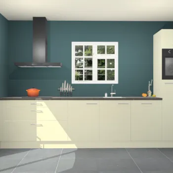 Magnolia hoogglans keuken Sofia 27349