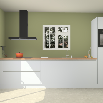 Sneeuwwitte greeploze keuken Sofia 27395