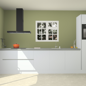 Sneeuwwitte greeploze keuken Sofia 27423