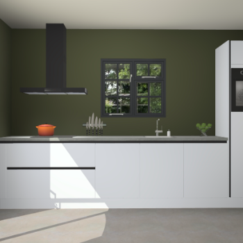 Sneeuwwitte greeploze keuken Sofia 27426